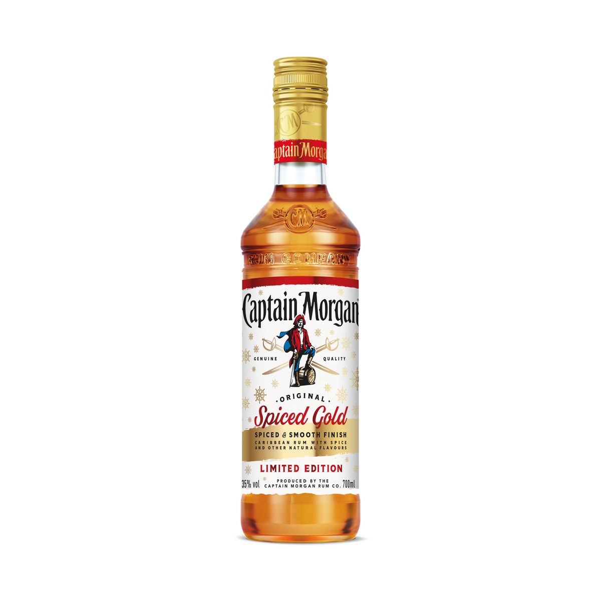 CAPTAIN MORGAN Rhum original spiced gold 35% 70cl
