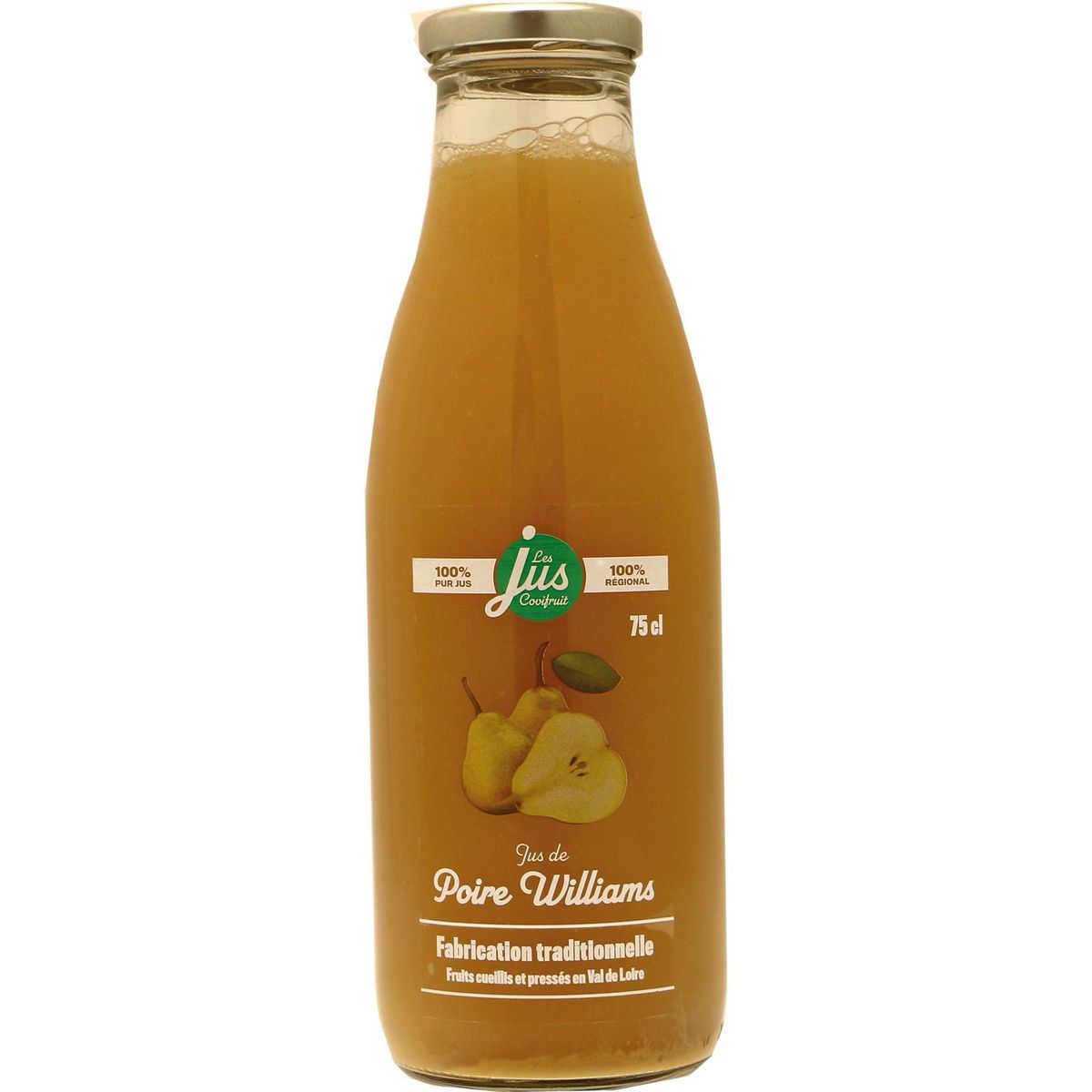 COVIFRUIT Pur jus de poire Williams du Val de Loire 75cl