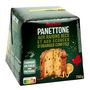 Voir la diapositive 3 : AUCHAN Panettone pur beurre raisins secs écorces oranges confites 1 pièce 750g