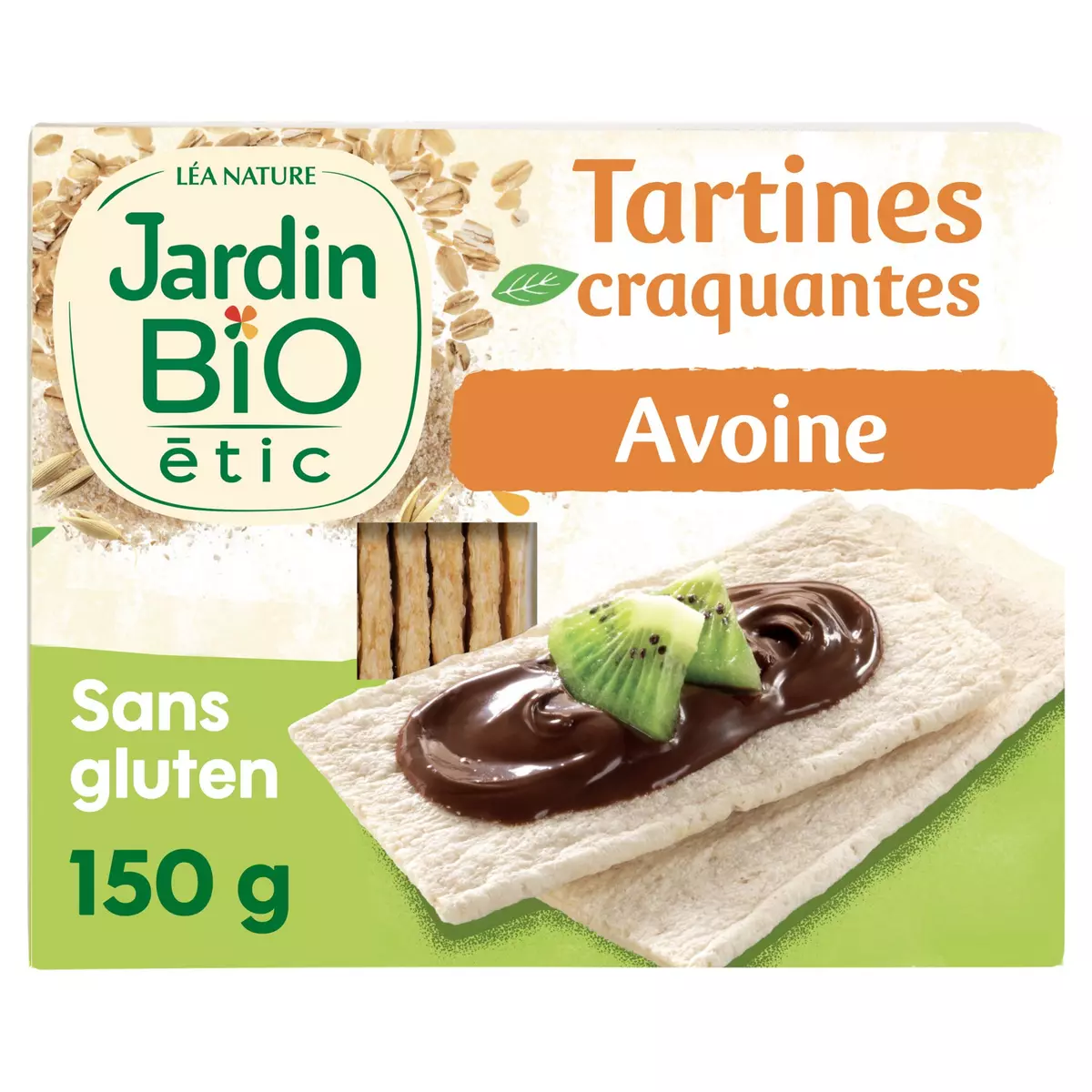 JARDIN BIO ETIC Tartines croquantes avoine sans gluten 150g