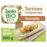 JARDIN BIO ETIC Tartines craquantes sarrasin sans gluten 300g