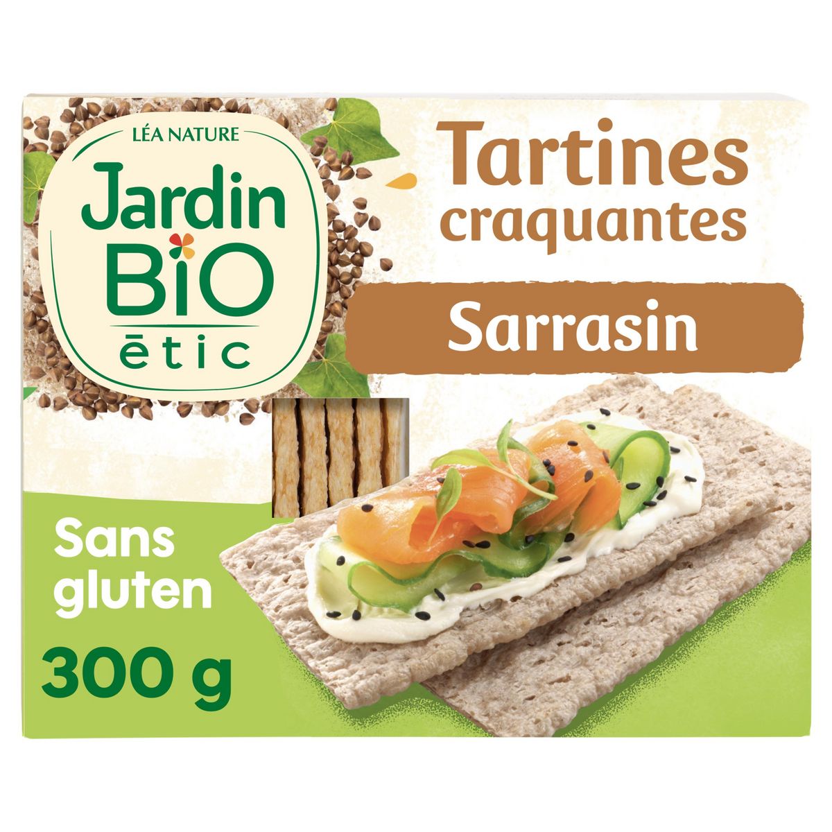 JARDIN BIO Tartines craquantes au sarrasin sans gluten 300g