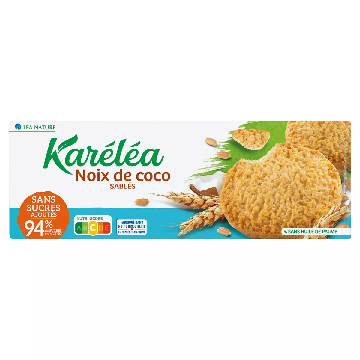 KARELEA Sablé noix de coco sans sucres ajoutés 150g