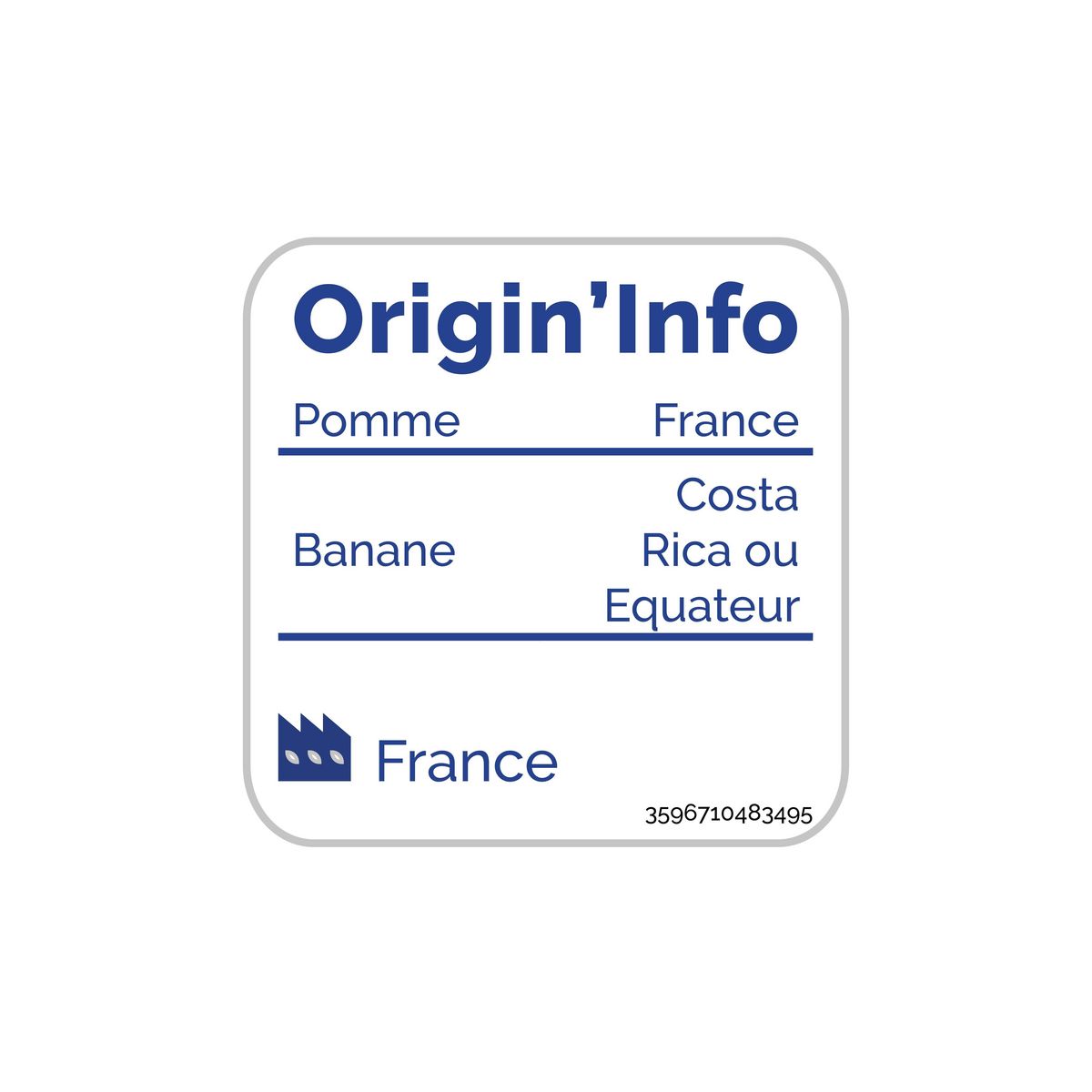 AUCHAN BIO Gourdes purée de pomme banane sans sucres ajoutés 4x90g