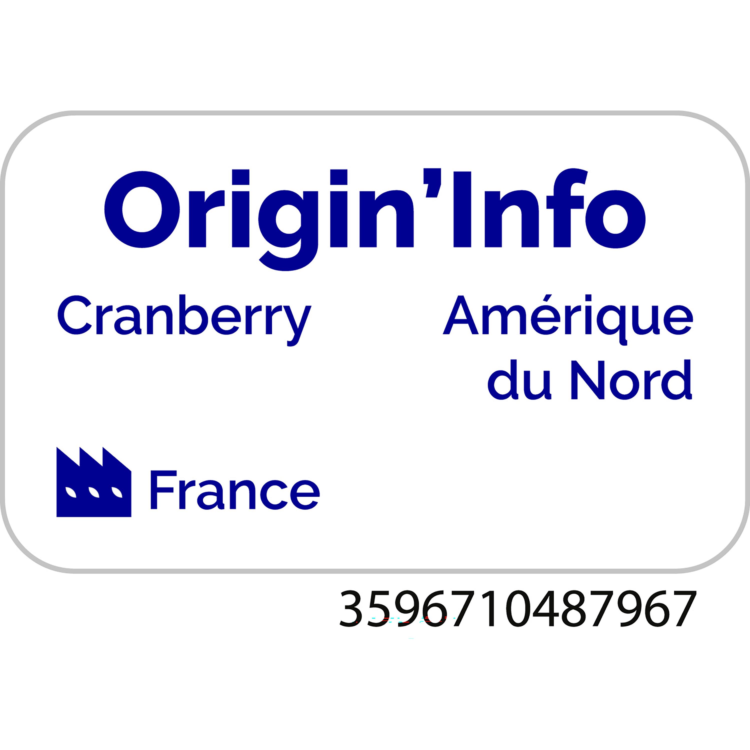 Voir la diapositive 2 : AUCHAN BIO Pur jus cranberry bio 75cl