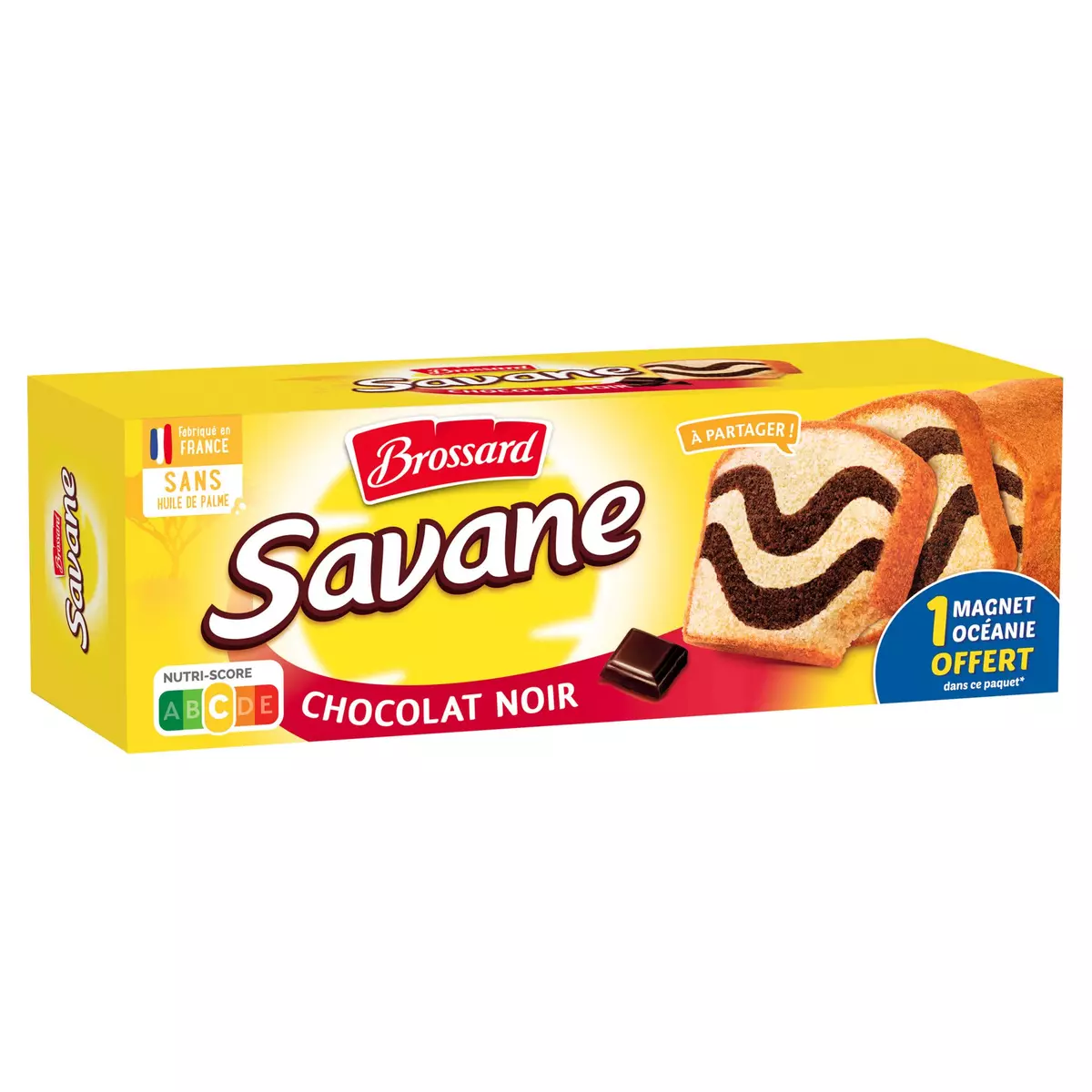 BROSSARD Savane Gâteau familial chocolat noir 310g