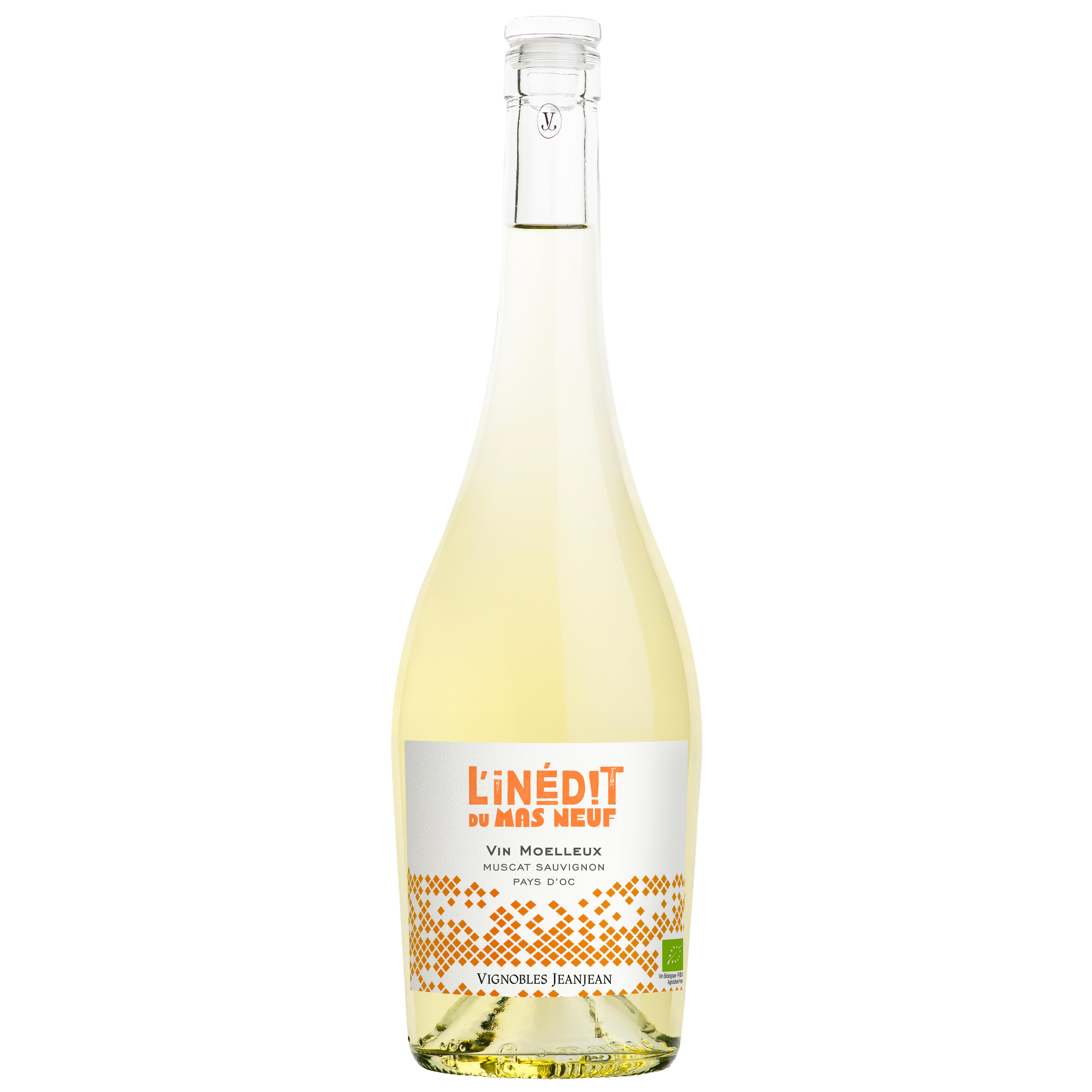 Voir la diapositive 2 : IGP Pays-d'Oc L'Inédit blanc moelleux bio 75cl