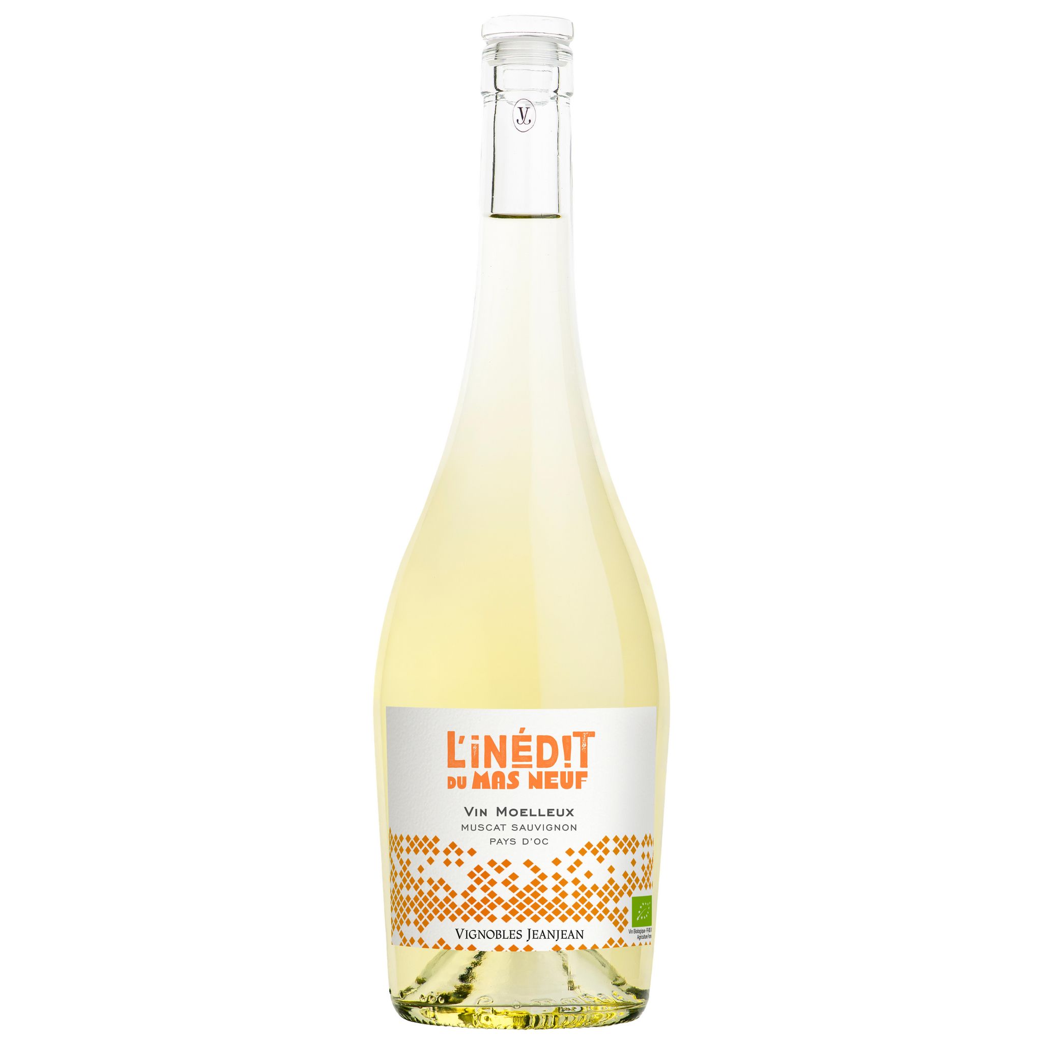 Voir la diapositive 2 : IGP Pays-d'Oc L'Inédit blanc moelleux bio 75cl