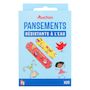 Voir la diapositive 3 : AUCHAN Pansement enfant résistant à l'eau 2 tailles 20 pièces 
