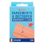 Voir la diapositive 2 : AUCHAN Pansements à découper résistant à l'eau 10 pièces 