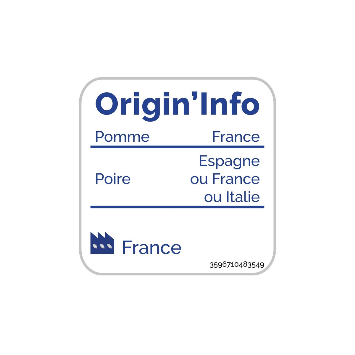 AUCHAN BIO Purée de pomme poire sans sucres ajoutés en bocal 580g