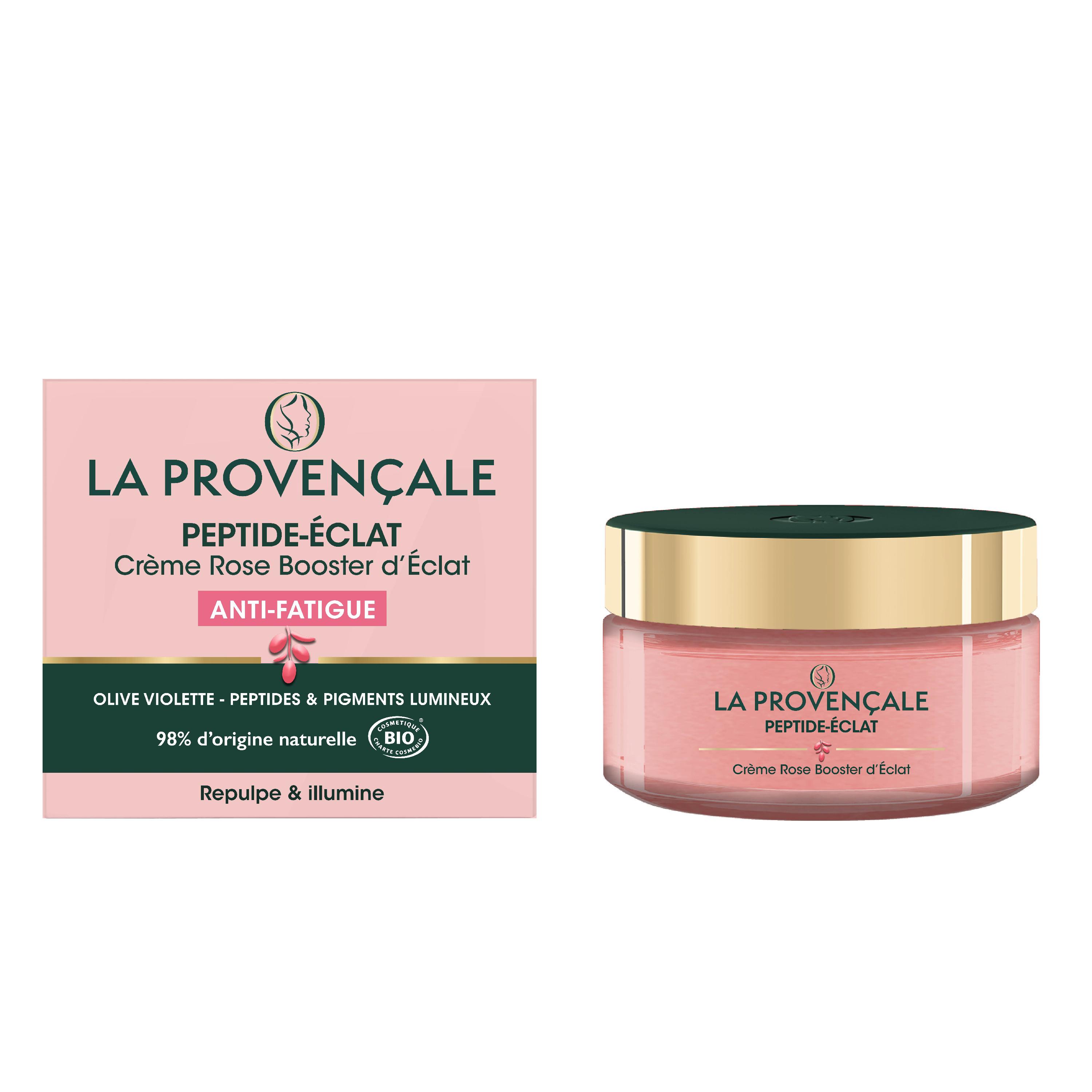 Voir la diapositive 2 : LA PROVENÇALE BIO Crème rose de jouvence anti-âge éclat 50ml