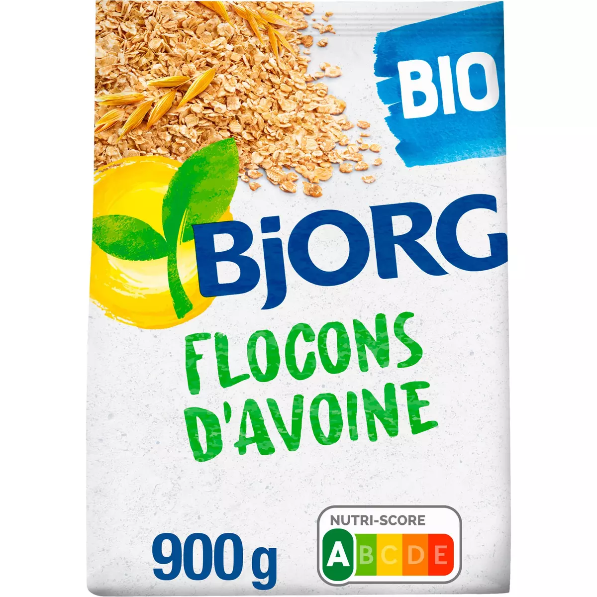 BJORG Flocons d'avoine céréale complète bio 500g pas cher 