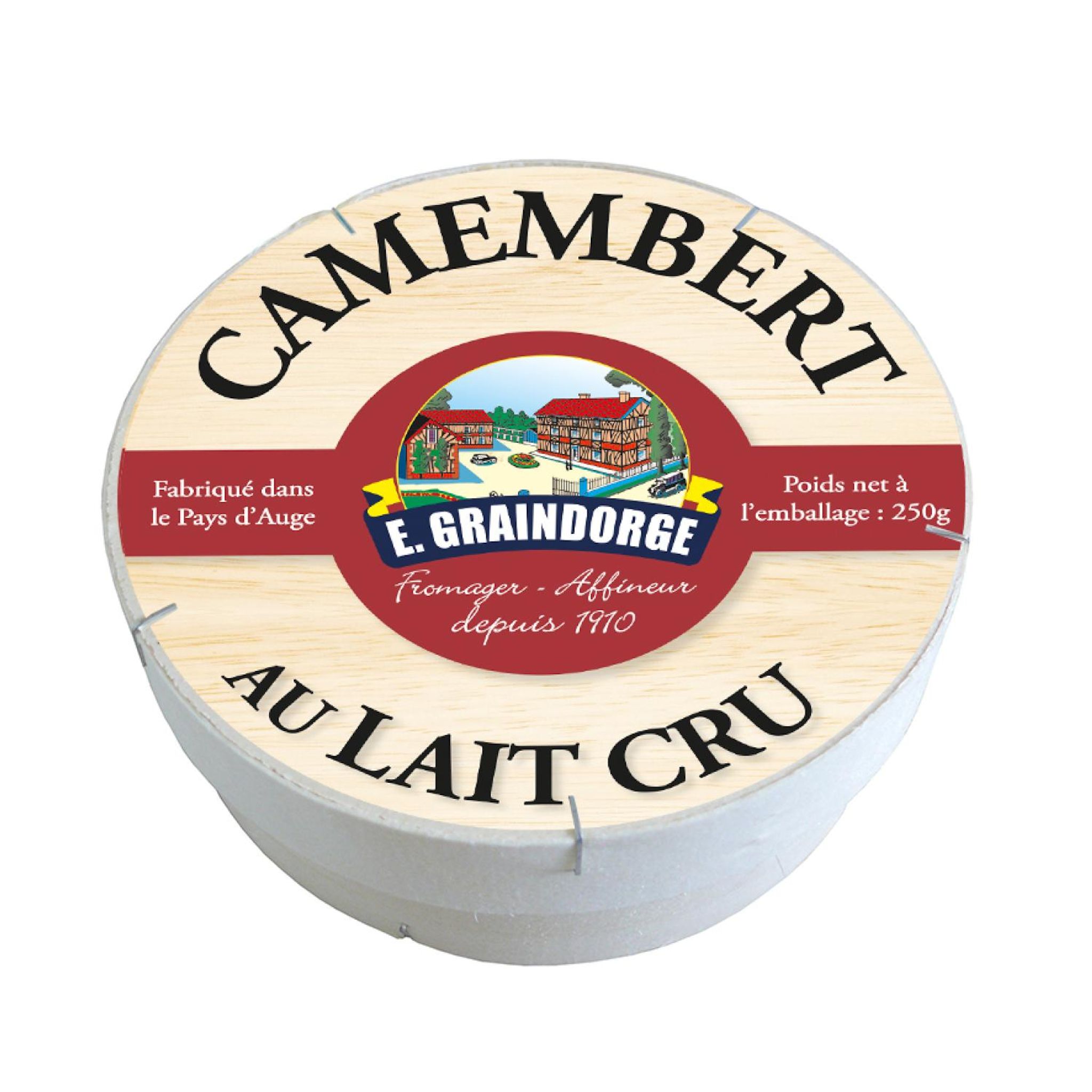 GRAINDORGE Camembert lait cru 250g
