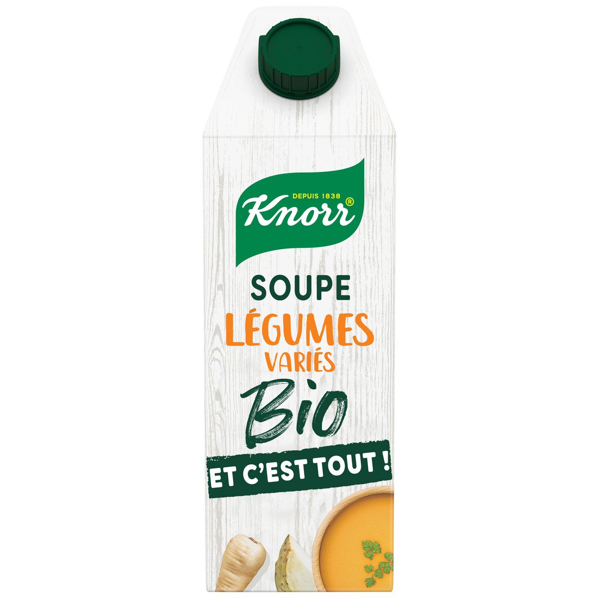 KNORR Velouté de légumes variés bio 3 personnes 75cl