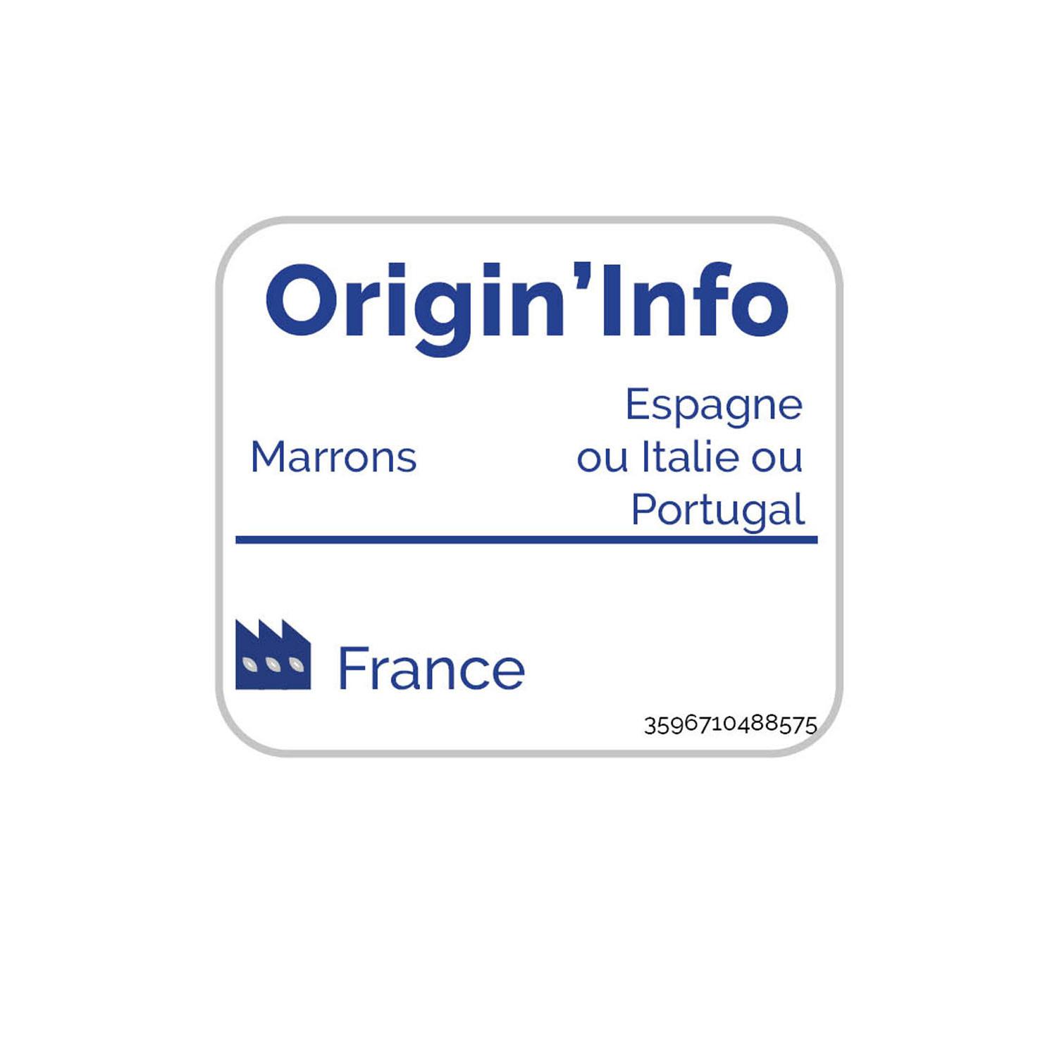 Voir la diapositive 2 : AUCHAN Marrons à l'étuvé boite 2x510g