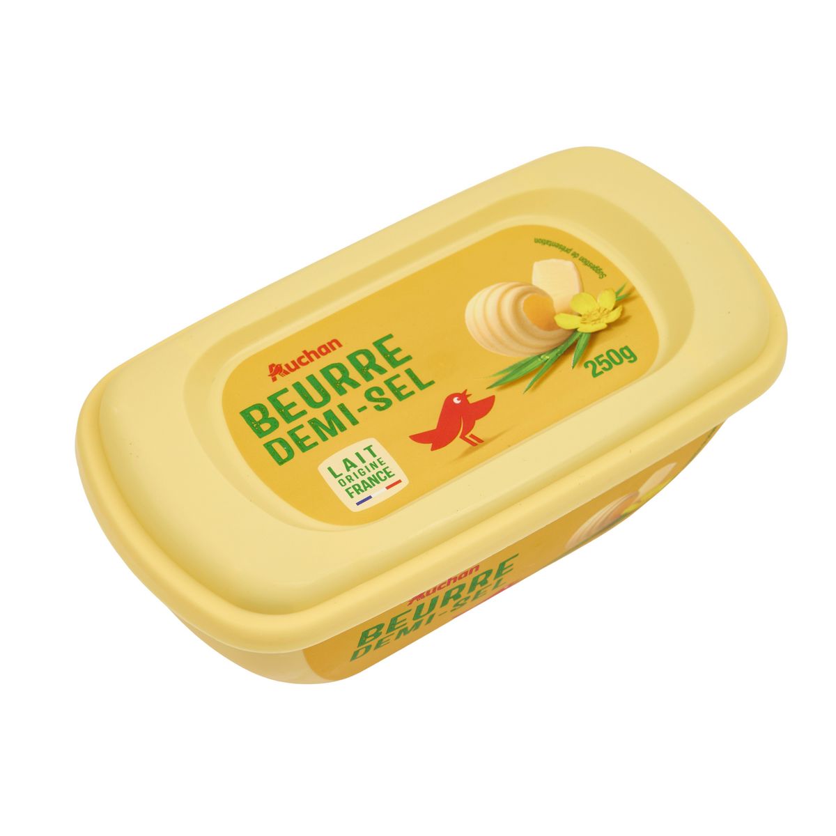 AUCHAN Beurre demi-sel 250g