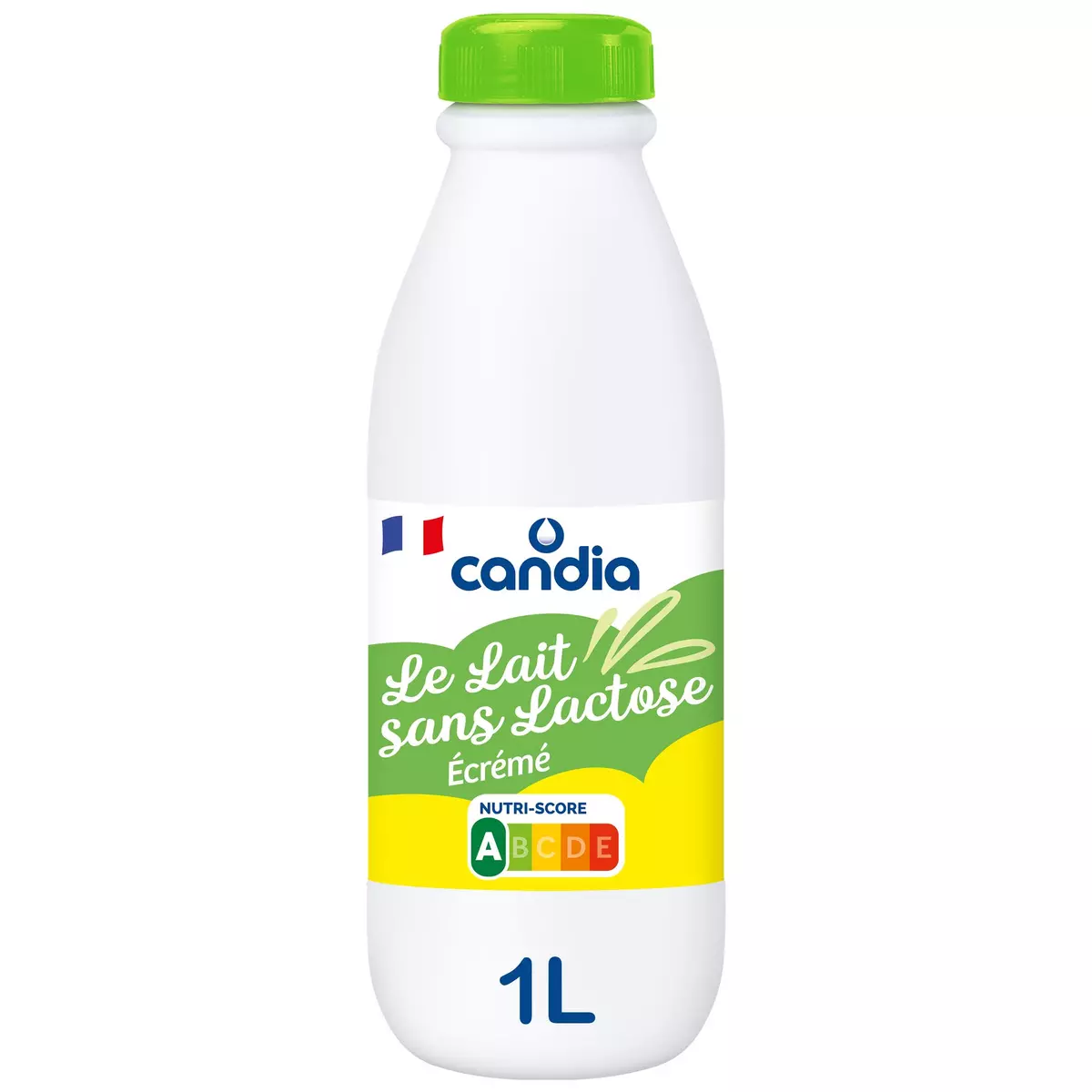 CANDIA Lait écrémé sans lactose 1l