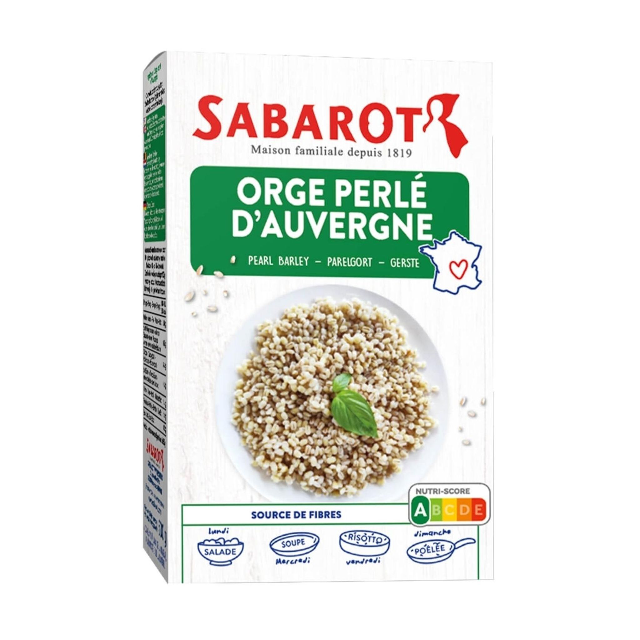 SABAROT Orge perlé d'Auvergne 500g
