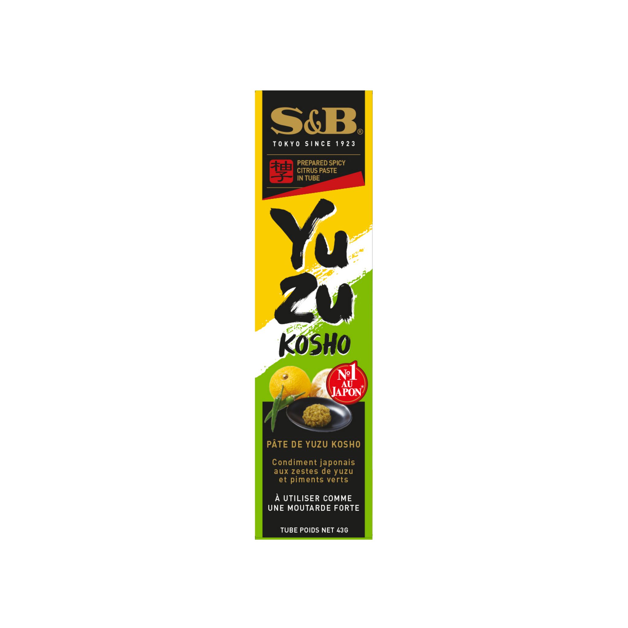 S&B Pâte De Yuzu Kosho 43g Pas Cher - Auchan.fr