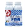 Voir la diapositive 3 : AUCHAN Crème semi-épaisse légère 18% MG UHT 2x25cl