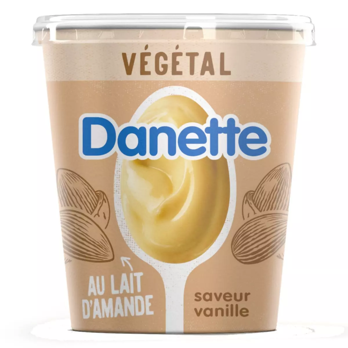 DANETTE Dessert végétal au lait d'amande à la vanille 400g