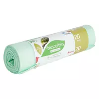 250 sacs poubelle Alfapac compostables 30l Vert - JPG