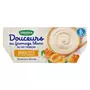 BLEDINA Douceurs au fromage blanc pot dessert lacté abricot de méditerranée dès 6 mois 4x100g