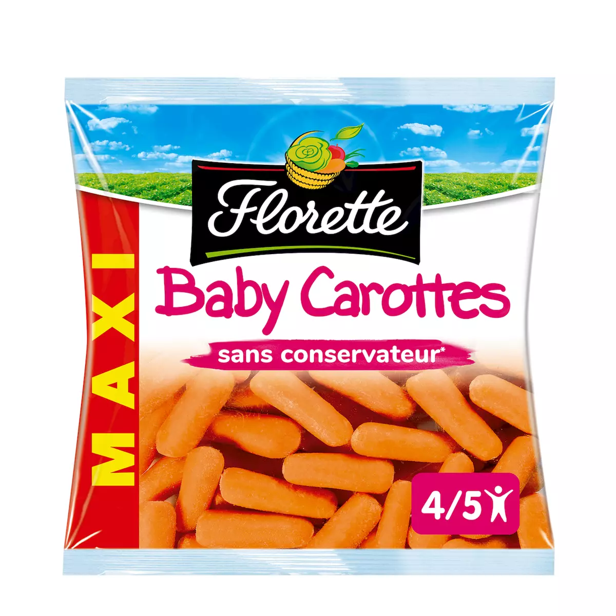 FLORETTE Baby carottes 450g