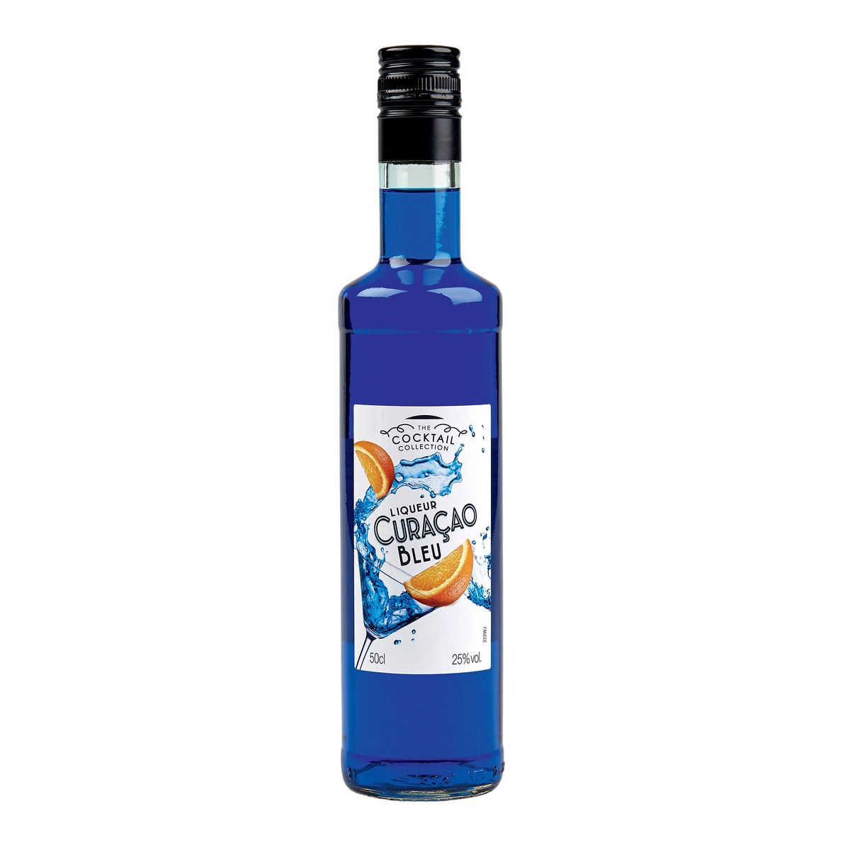 AUCHAN Curaçao bleu Cocktail collection 25% 50cl