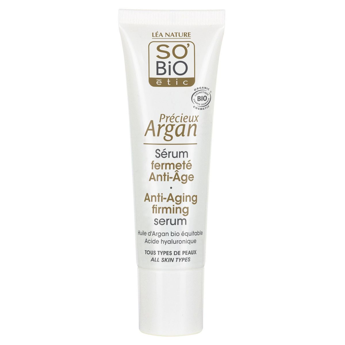 SO BIO ETIC Sérum fermeté anti âge argan bio tous types de peaux 30ml