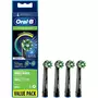 ORAL-B Recharges brossettes électrique cross action clean maximiser black edition 4 brossettes