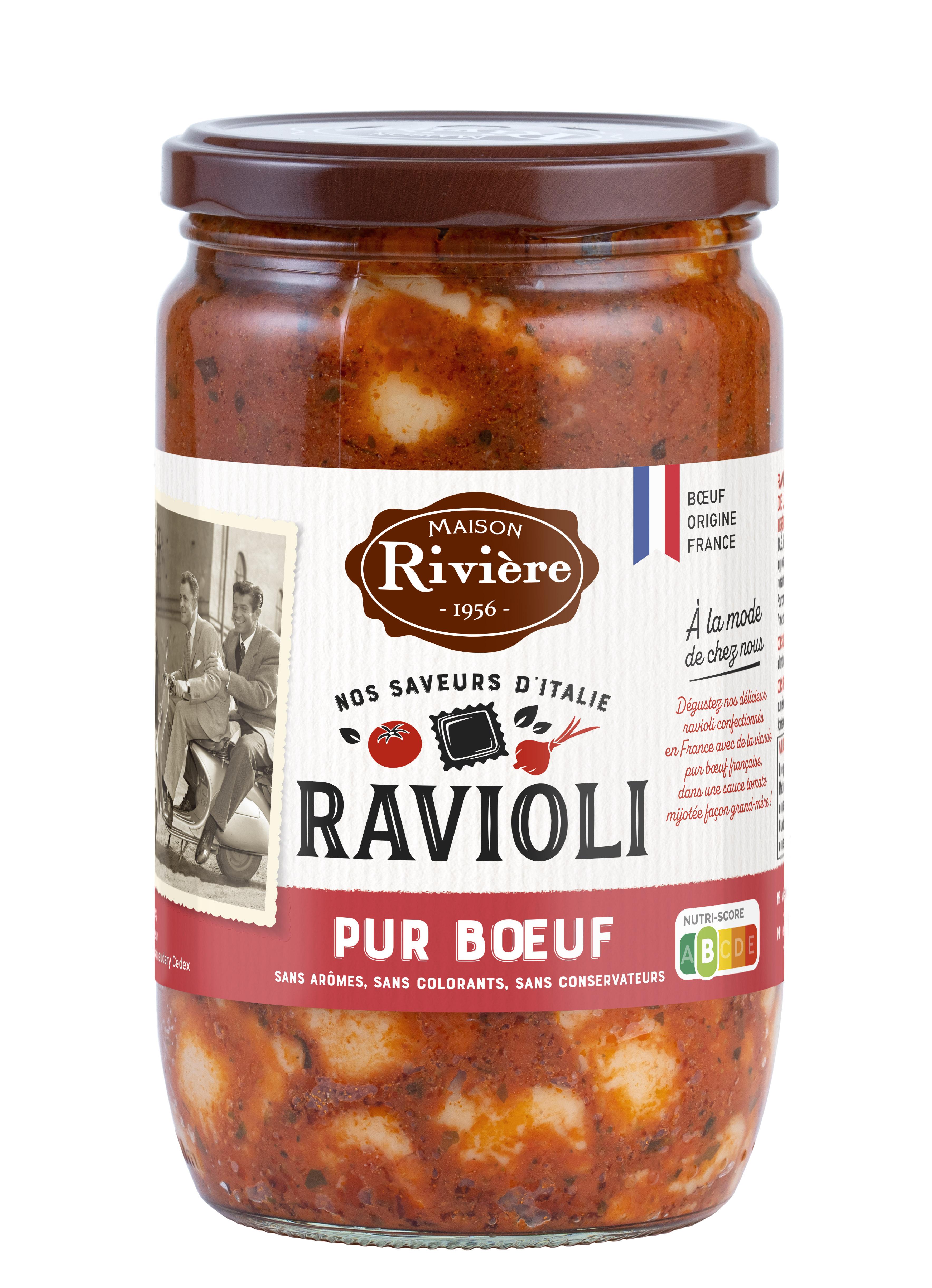 MAISON RIVIERE Ravioli pur boeuf 650g