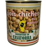 CONSERVERIE DE CASATORRA Pois chiches au naturel 500g