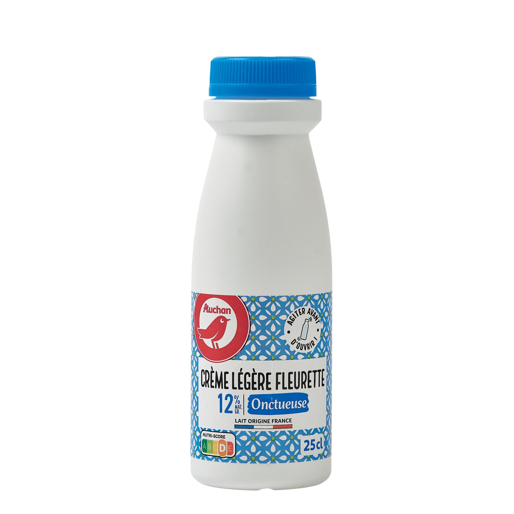 Voir la diapositive 3 : AUCHAN Crème fraîche fleurette légère et onctueuse 12% MG 25cl