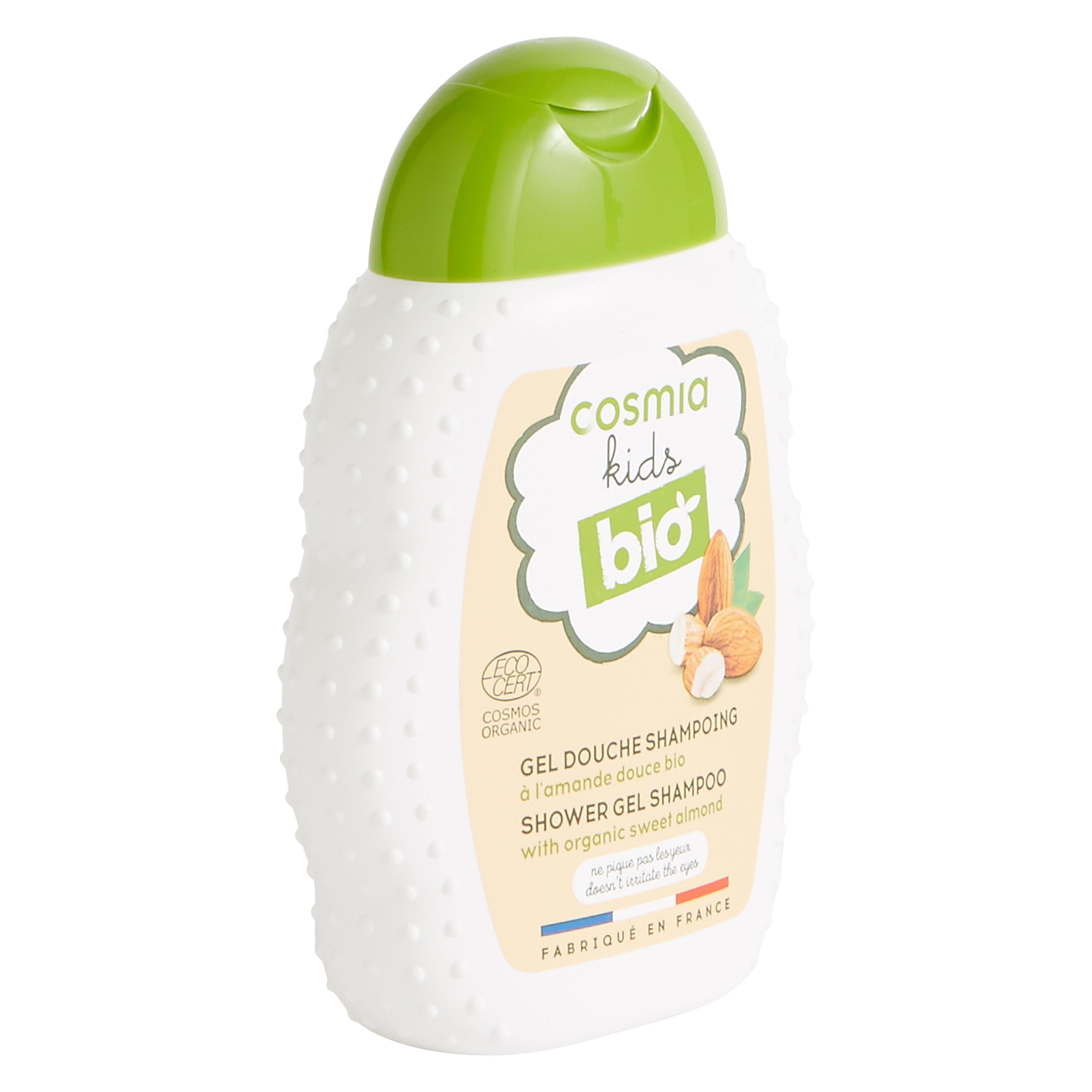 Voir la diapositive 2 : COSMIA KIDS BIO Gel douche shampooing à l'amande douce 250ml