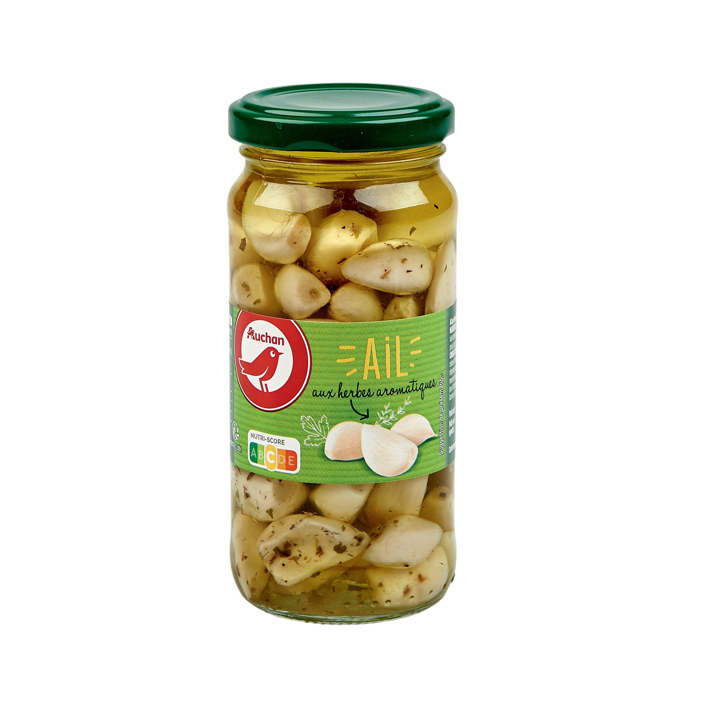 Voir la diapositive 3 : AUCHAN Ail aux herbes aromatiques 240g