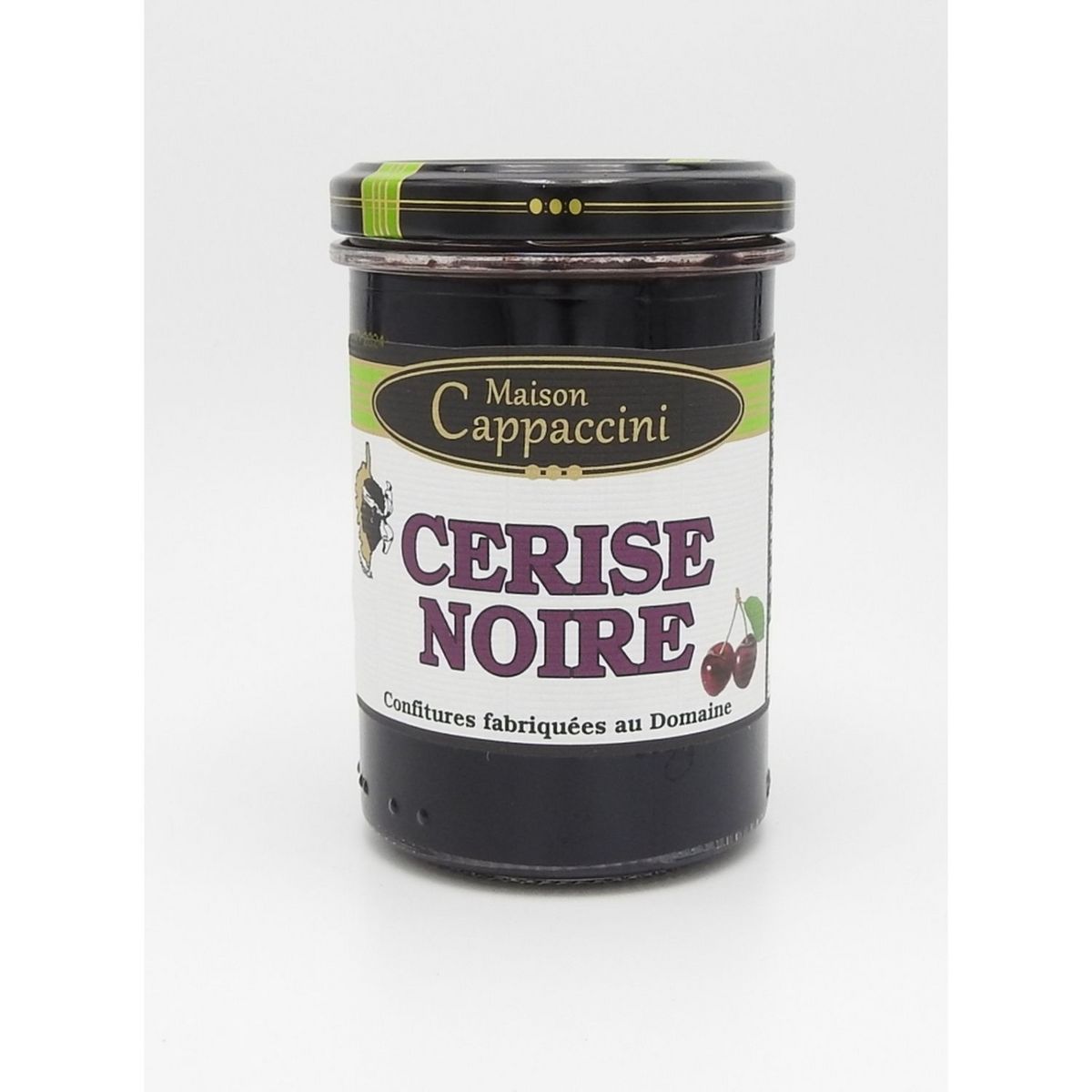 MAISON CAPPACCINI Confiture de cerise noire 240g
