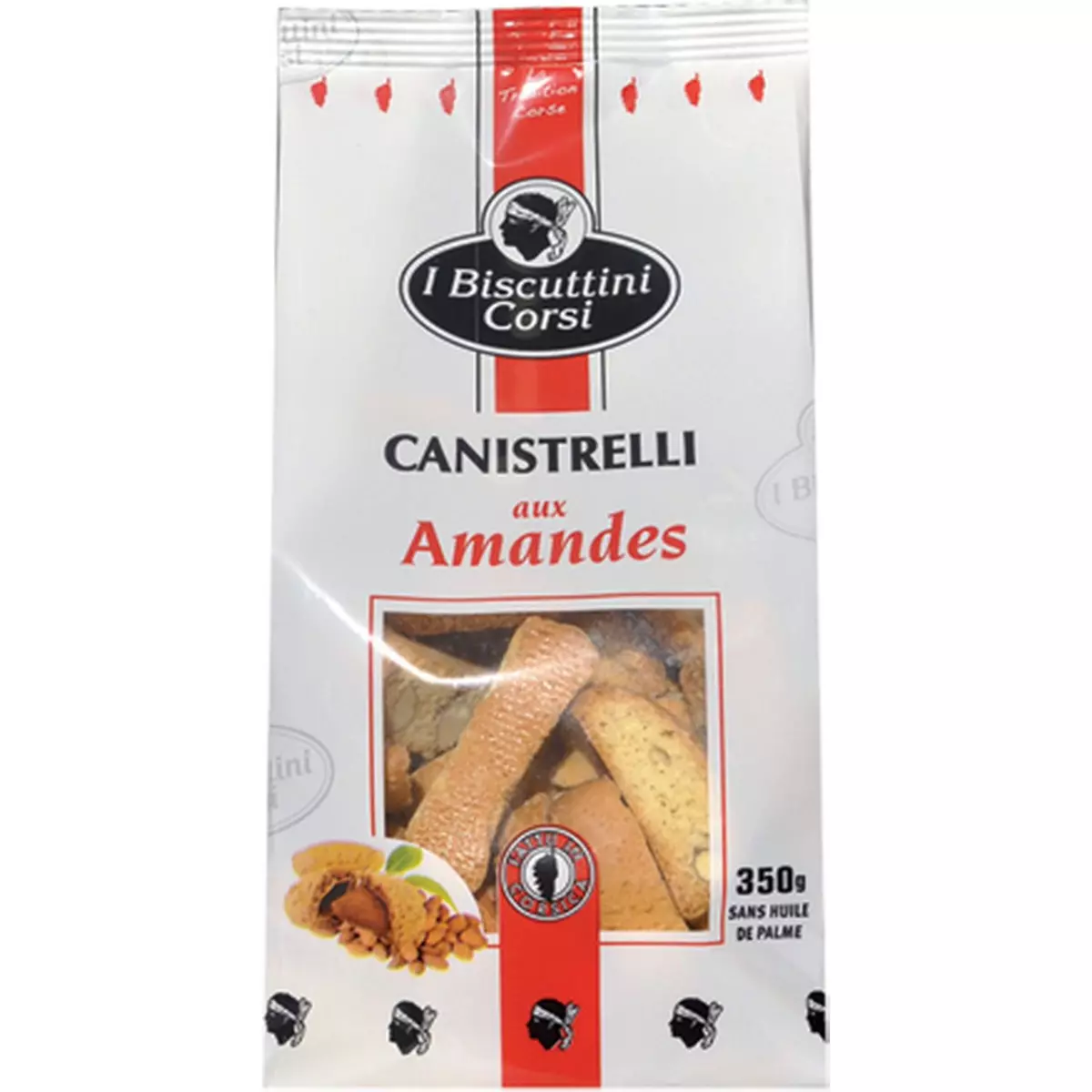 I BISCUTTINI CORSI Biscuits Canistrelli de Corse aux amandes 350g
