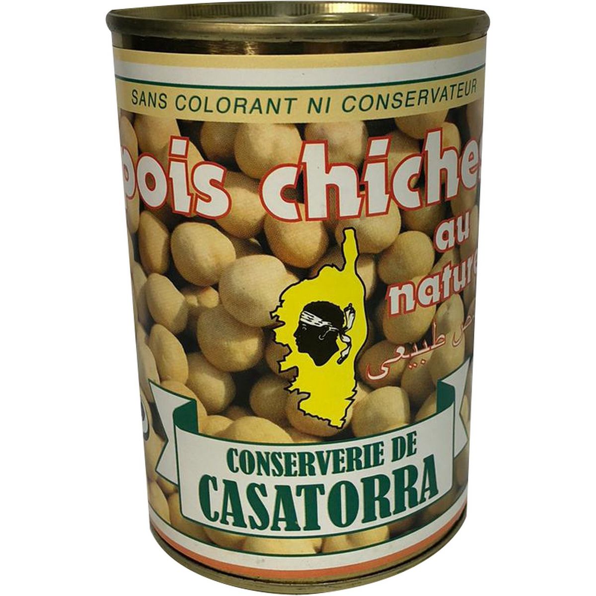 CONSERVERIE DE CASATORRA Pois chiche au naturel 250g