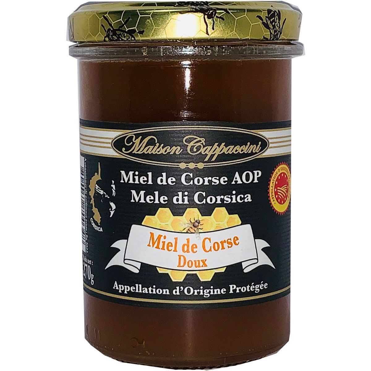 MAISON CAPPACCINI Miel crémeux de Corse doux AOP 270g