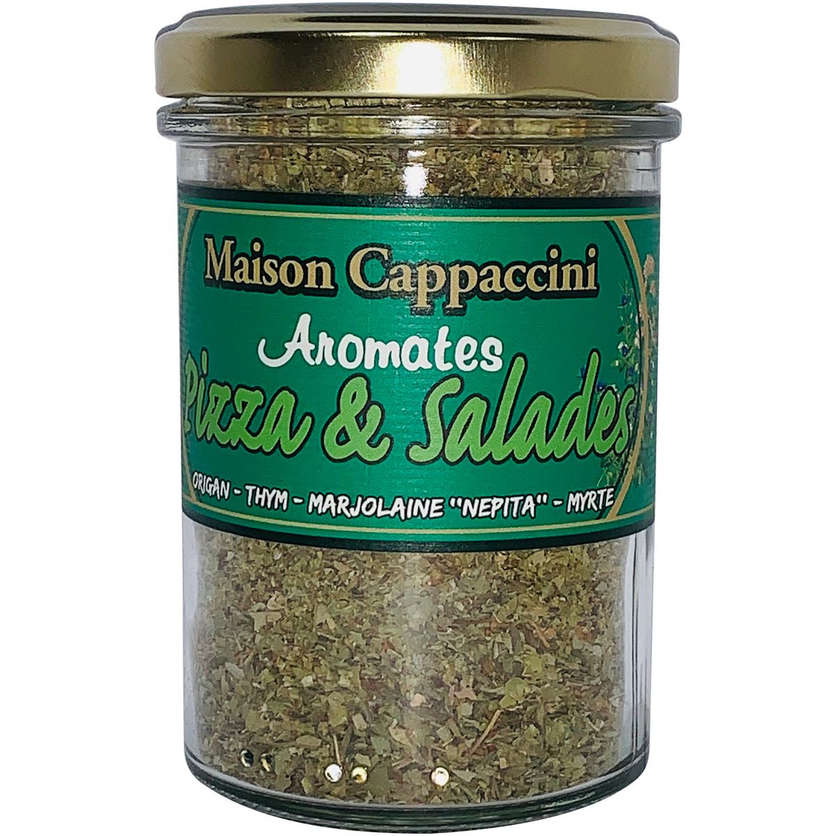 MAISON CAPPACCINI Mélange d'aromates pour pizza et salades 40g