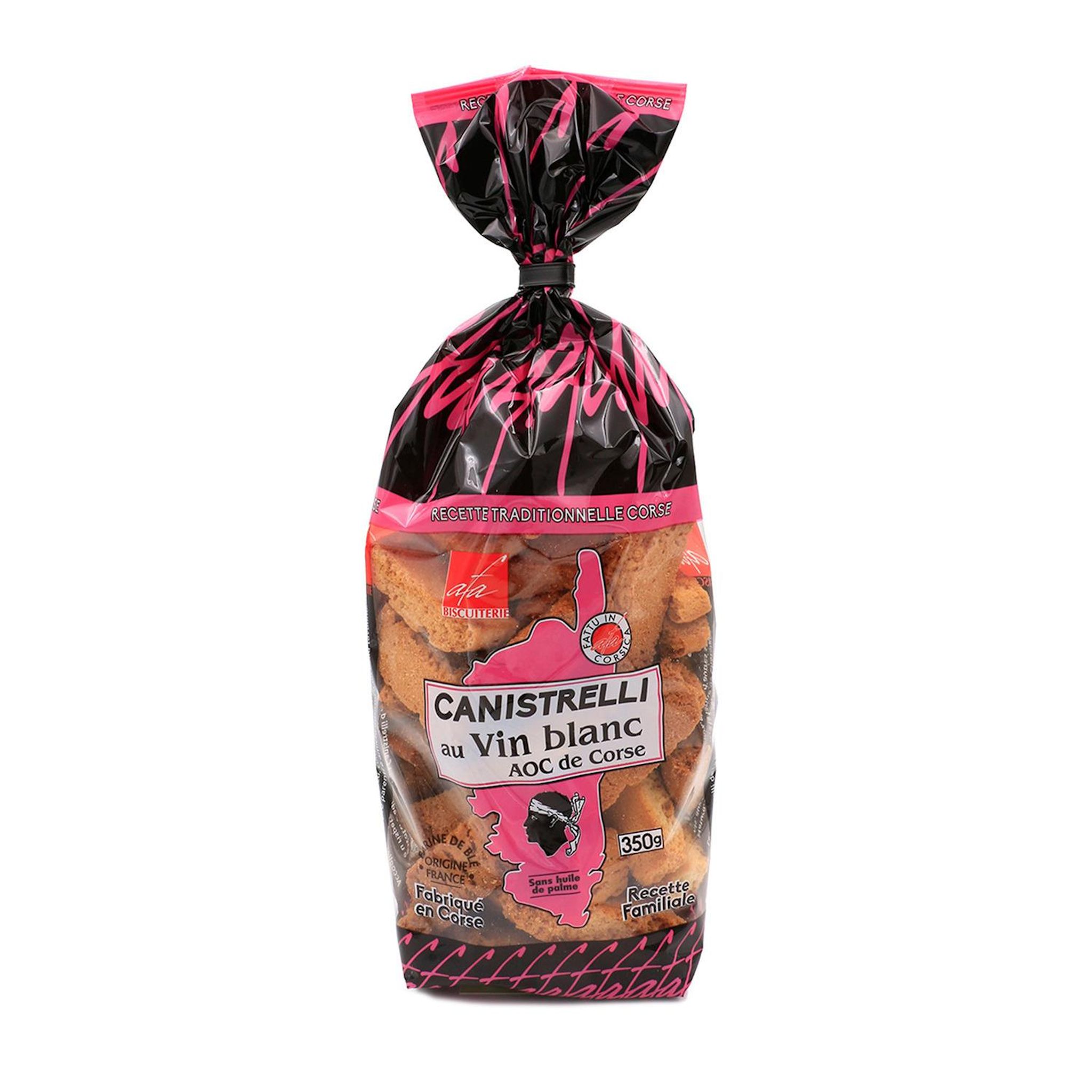 BISCUITERIE D'AFA Canistrelli au vin blanc AOP Corse 350g