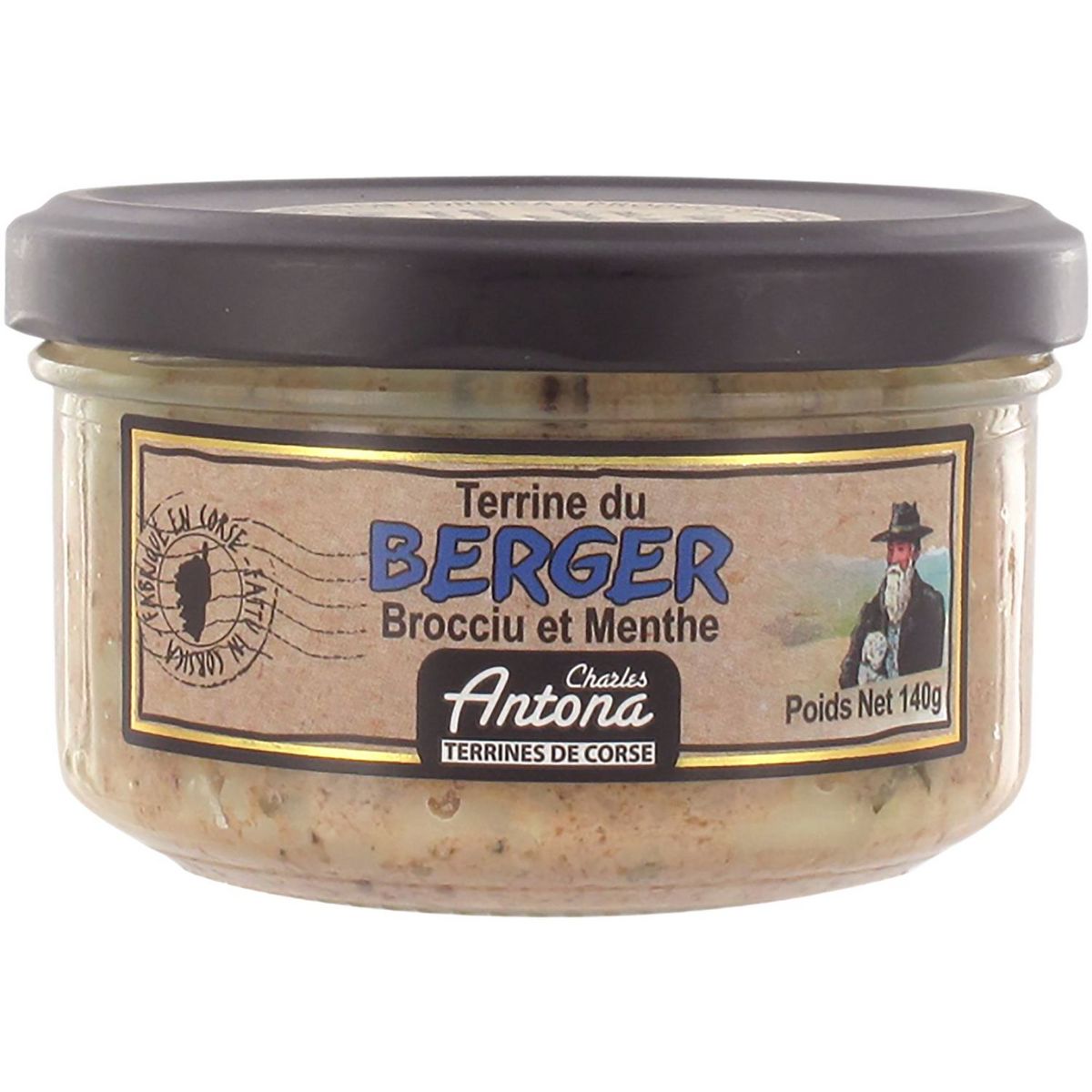 CHARLES ANTONA Terrine du berger au brocciu AOP et menthe 140g