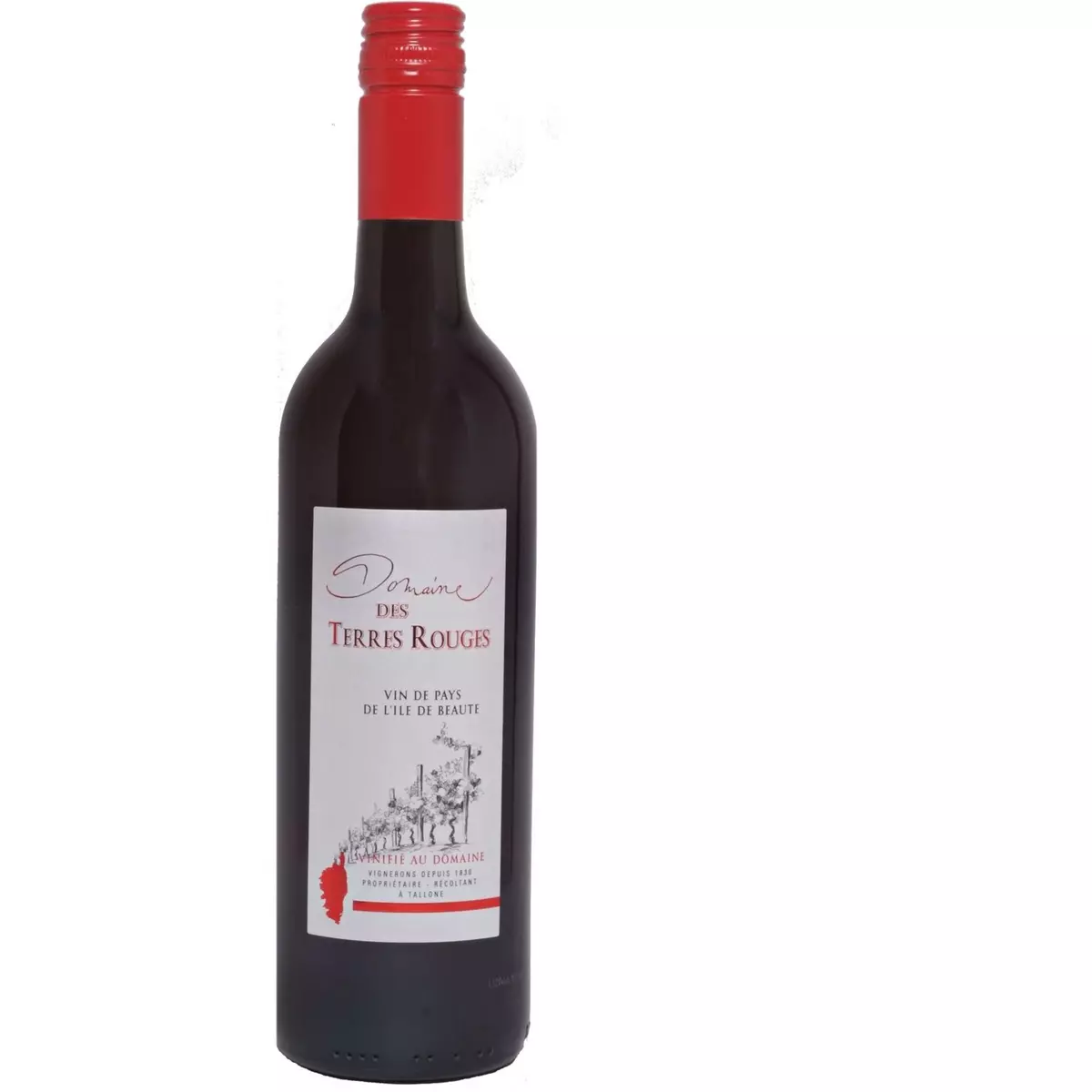 vin rouge  Domaine des Terres Rouges
