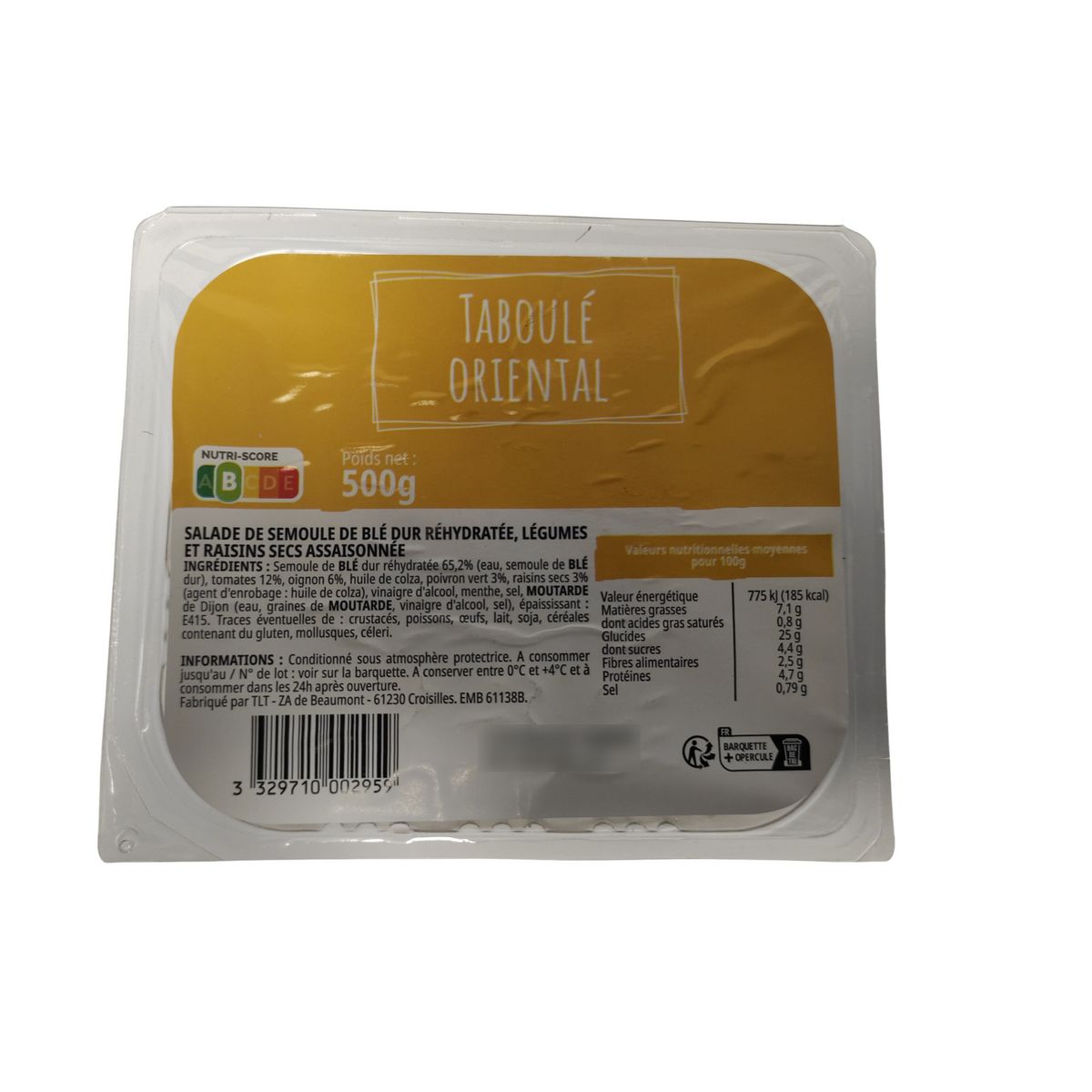 Taboulé oriental 500g