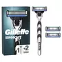 GILLETTE Match 3 rasoir avec recharges 2 recharges 1 rasoir