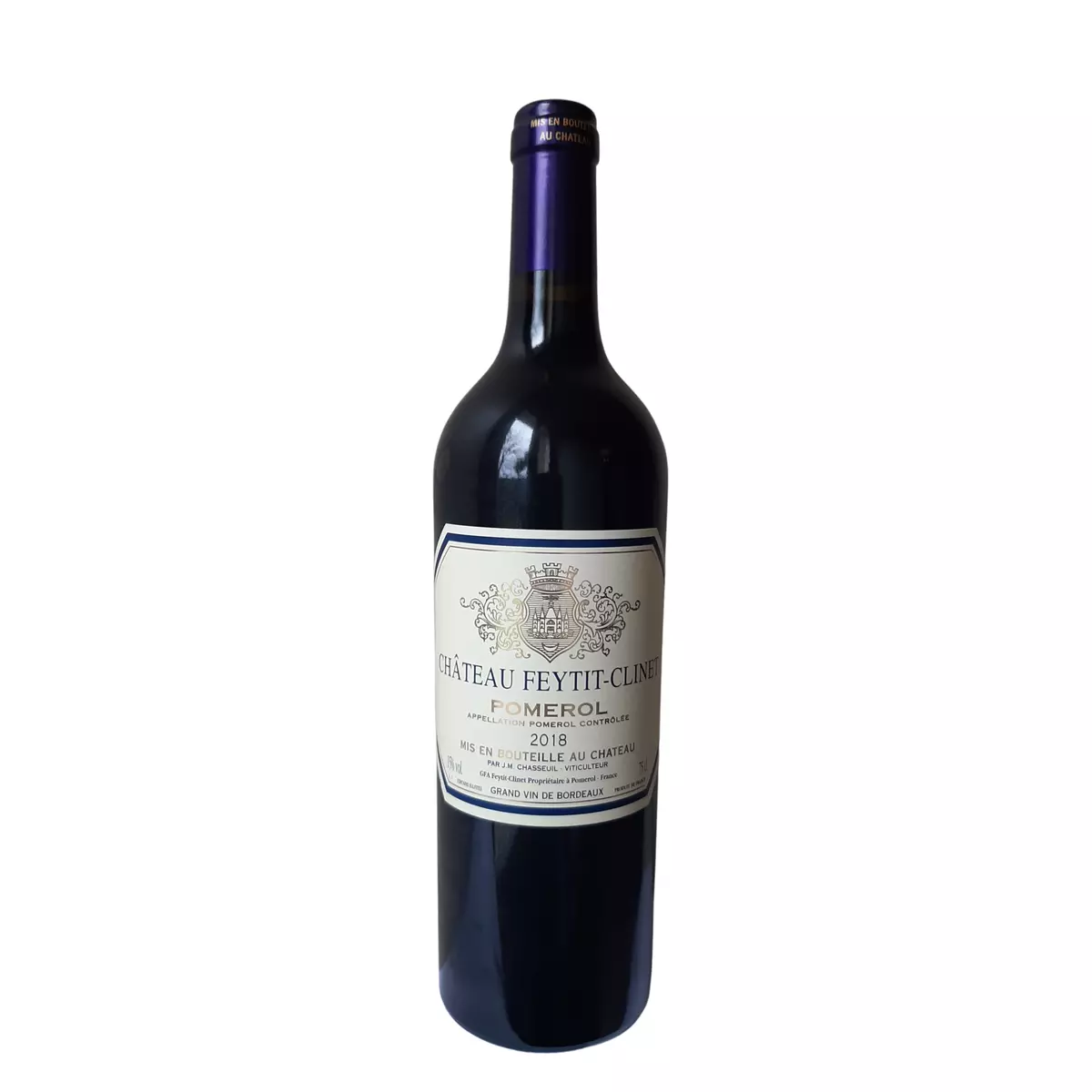 Vin rouge AOP Pomerol Château Feytit-Clinet 2018 75cl