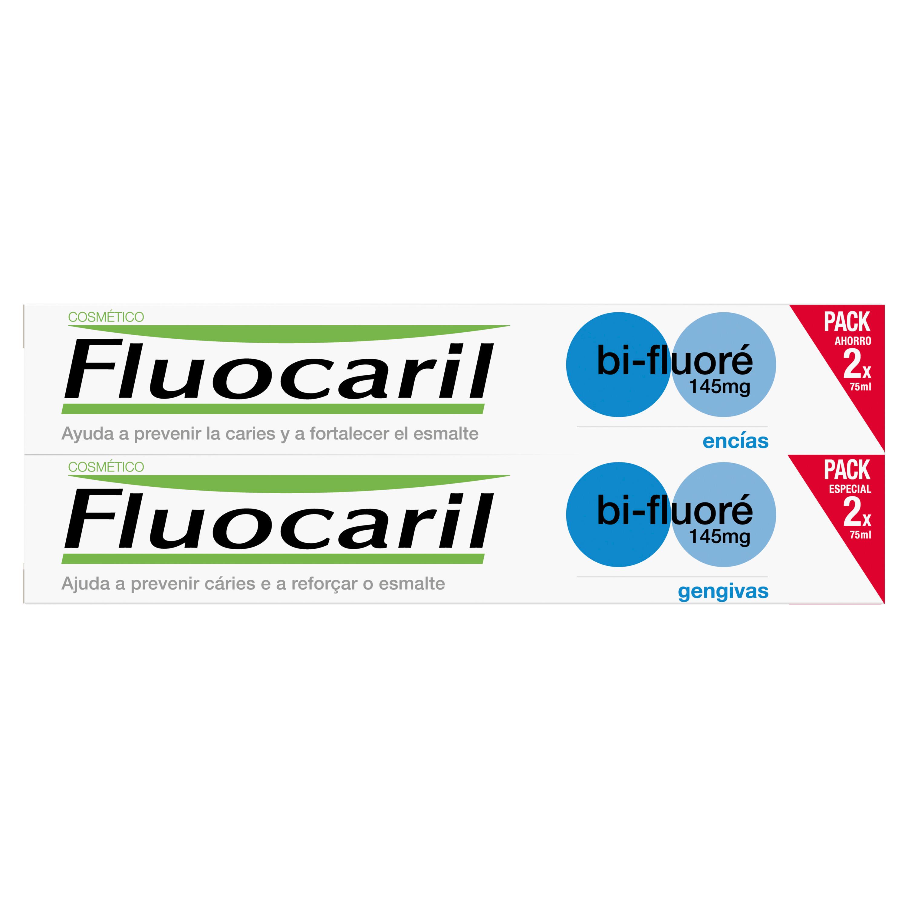 Voir la diapositive 2 : FLUOCARIL Dentifrice bifluoré gencives 2x75ml
