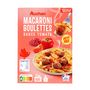 Voir la diapositive 4 : AUCHAN Macaroni boulettes de viandes sauce tomate 1 part 280g